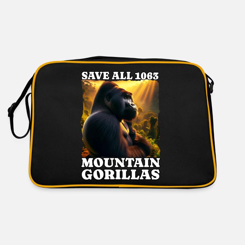 Save Berggorilla Retro Tasche
