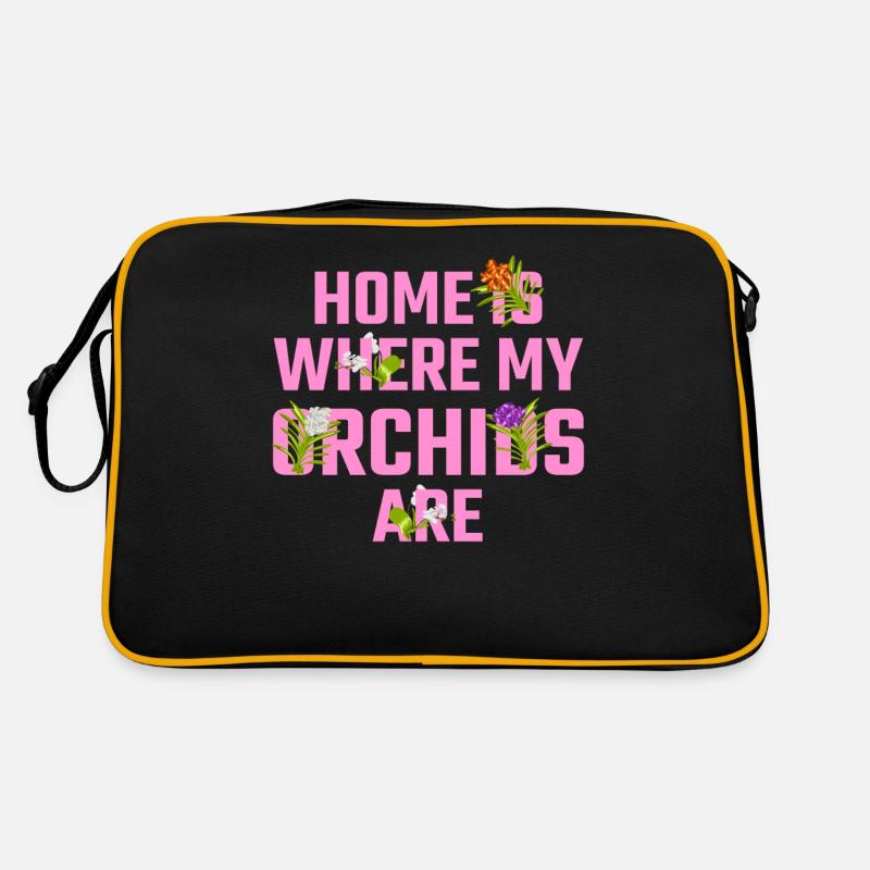 Flowers Orchid Orchids Phalaenopsis Retro Bag