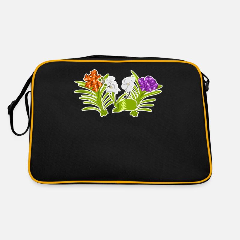 Orchid Orchids Flowers Retro Bag