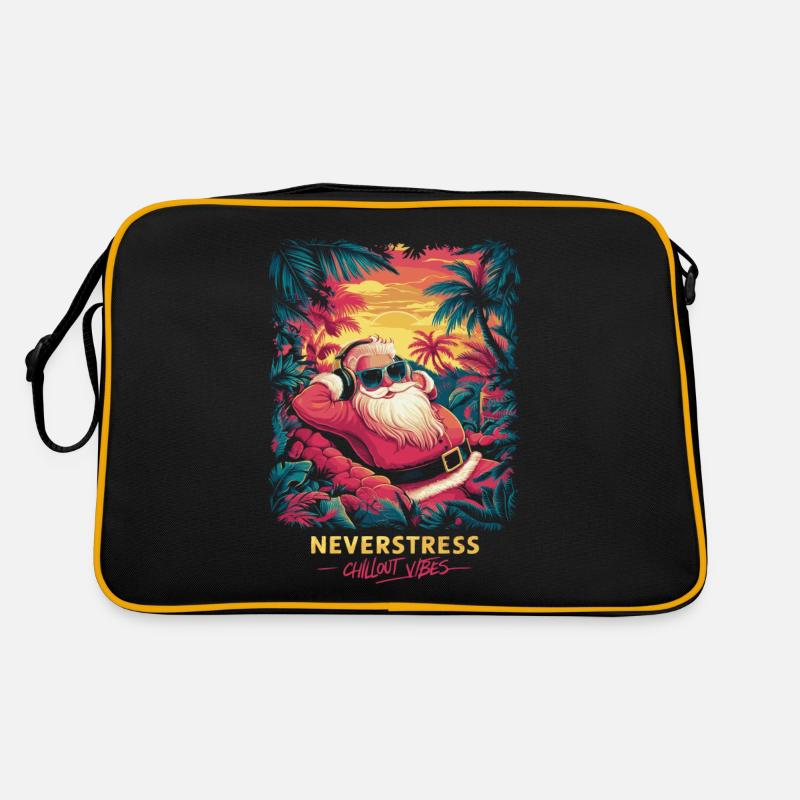 Santa Chillout Vibes Design Détendu et élégant Sac Retro
