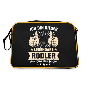 Dictons de lugeur - Sac Retro - noir/or - Dos
