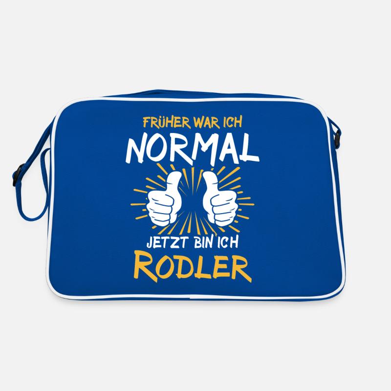 Rodler Spruch Retro Tasche