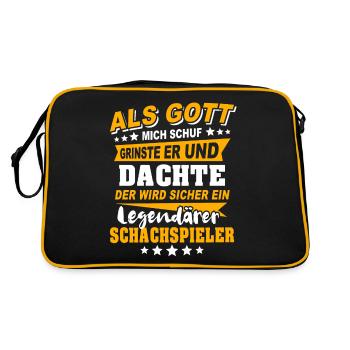 Chess Player Chess - Retro Bag - black/gold - Back