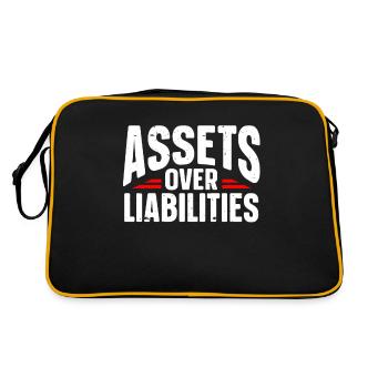 Tax Day CPA Accountant - Retro Bag - black/gold - Back