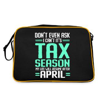 Tax Day CPA Accountant - Retro Bag - black/gold - Back