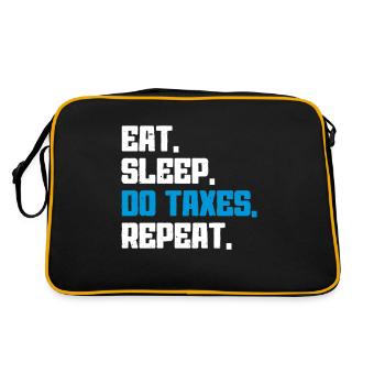 Tax Day CPA Accountant - Retro Bag - black/gold - Back