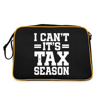 Tax Day CPA Accountant - Retro Bag - black/gold - Back
