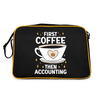 Tax Day CPA Accountant - Retro Bag - black/gold - Back