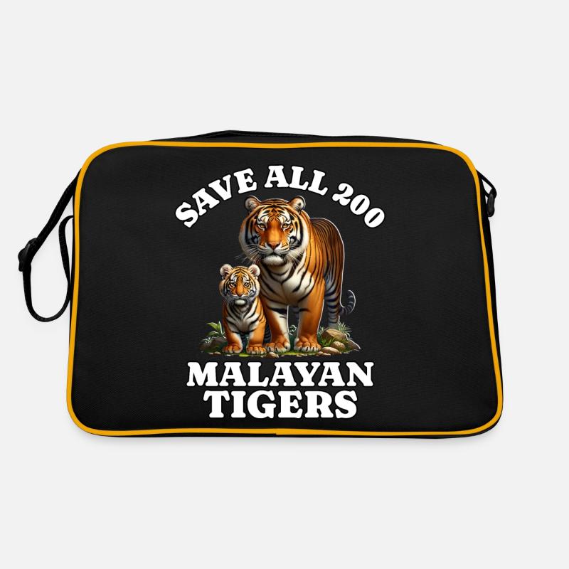 Save Malaysia Tiger Retro Tasche