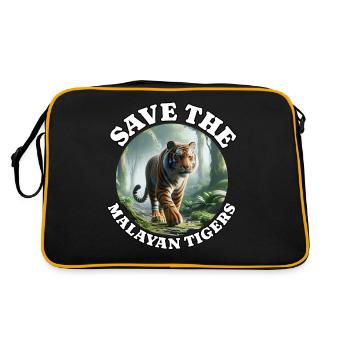 Tigre de Malaisie - Sac Retro - noir/or - Dos