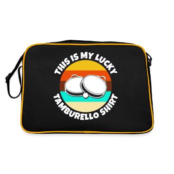 Tamburello - Retro Bag - black/gold - Back