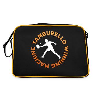 Vainqueur Tamburello - Sac Retro - noir/or - Dos