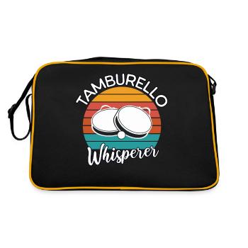 Tamburello Whisperer - Retro Bag - black/gold - Back