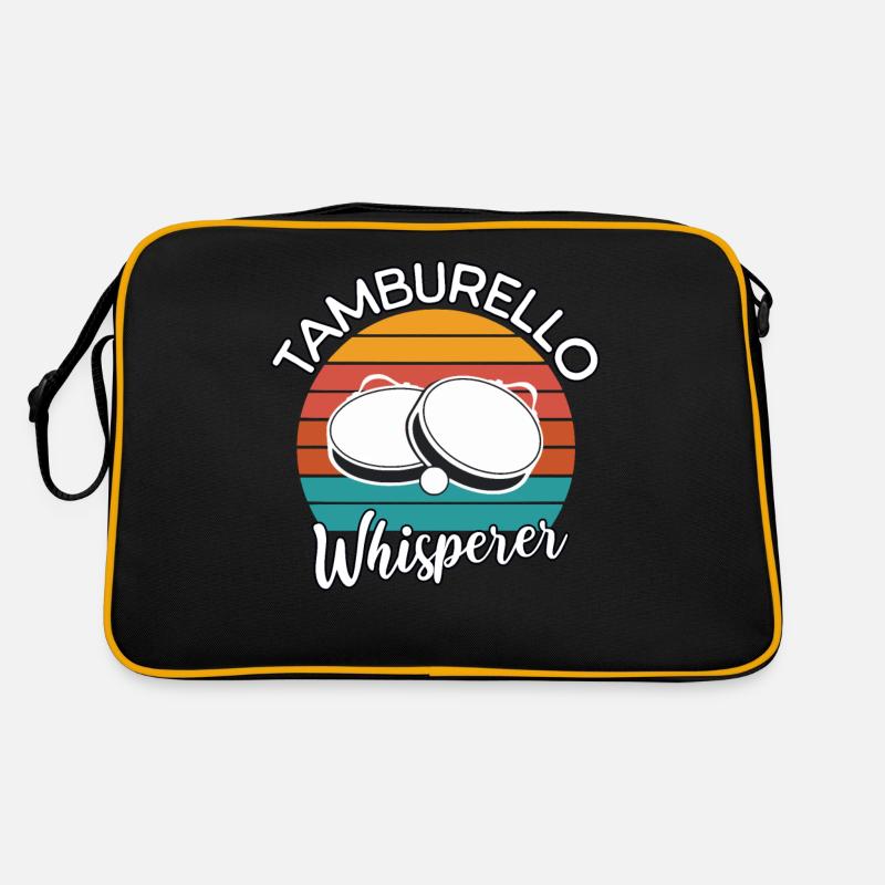 Tamburello Flüsterer Retro Tasche