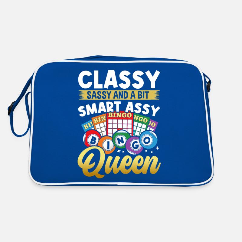 Classy Sassy And A Bit Smart Assy Funny Bingo Retro Bag