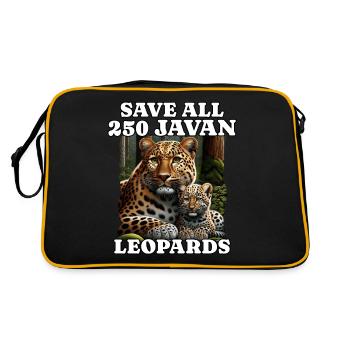 Save Java Leopard - Retro Bag - black/gold - Back