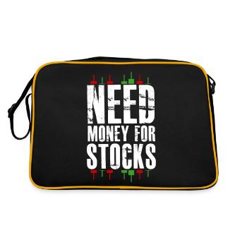 Trader Stocks Stock exchange Capitalism - Retro Bag - black/gold - Back