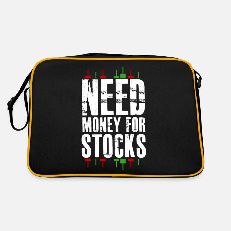 Trader Actions Bourse Capitalisme Sac Retro
