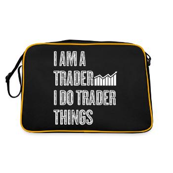 Stocks Stock exchange Capitalism Trader - Retro Bag - black/gold - Back