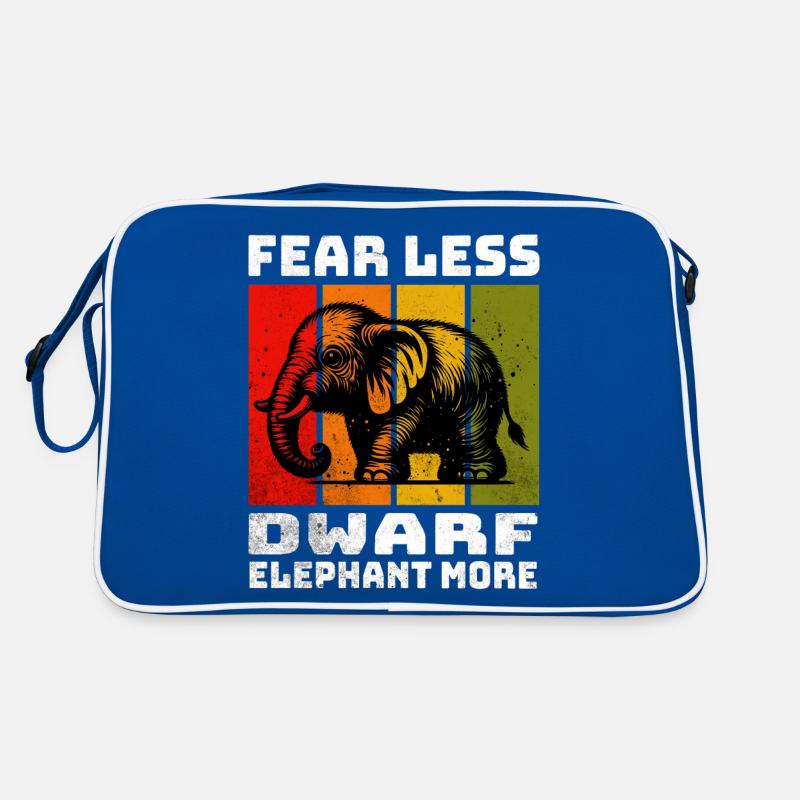 Dwarf Elephant Zwergelefant Retro Tasche