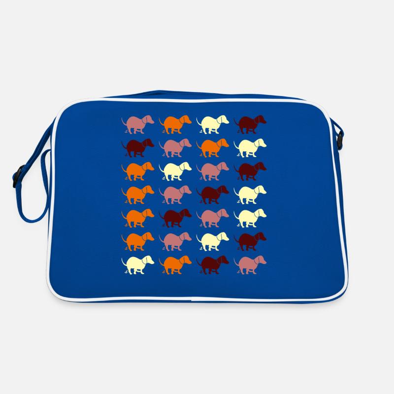 Teckel chien caca chiens Sac Retro