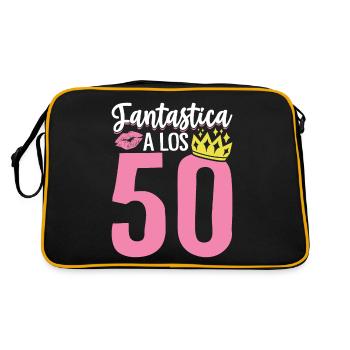 Fantastica 50 Cumpleaños Nacido En 1974 50 - Retro Bag - black/gold - Back