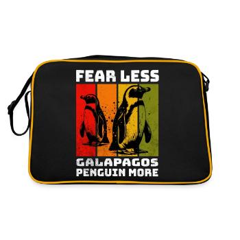 Pingouin des Galapagos Pingouin des Galapagos - Sac Retro - noir/or - Dos
