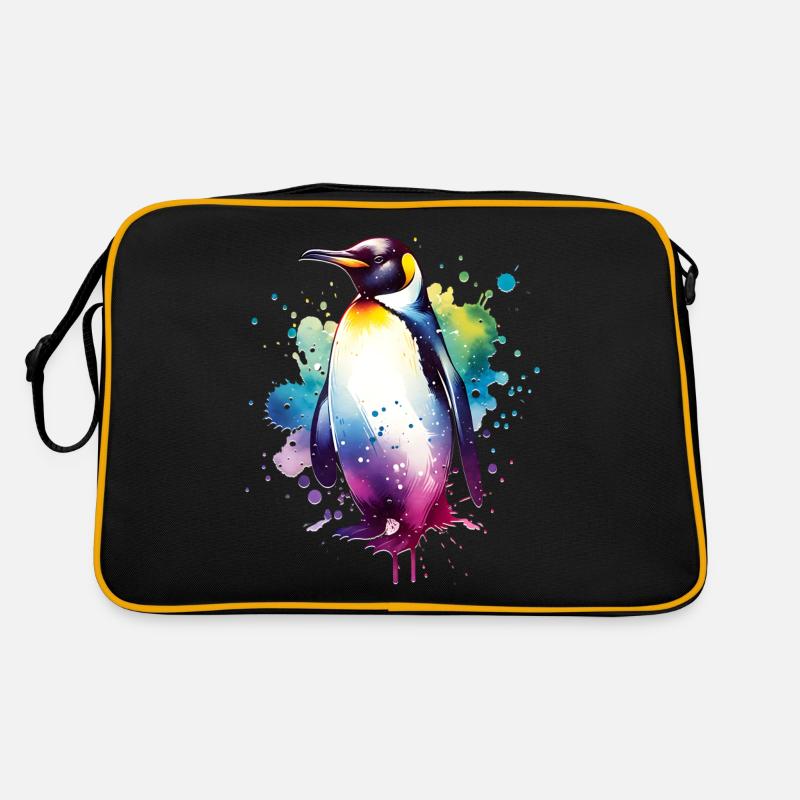 Galapagos Penguin Retro Bag