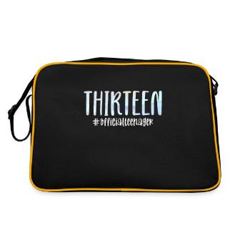 Teen Teen Teen Teens Teeny Gift - Retro Bag - black/gold - Back