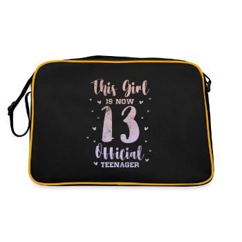 Adolescent - Sac Retro - noir/or - Dos