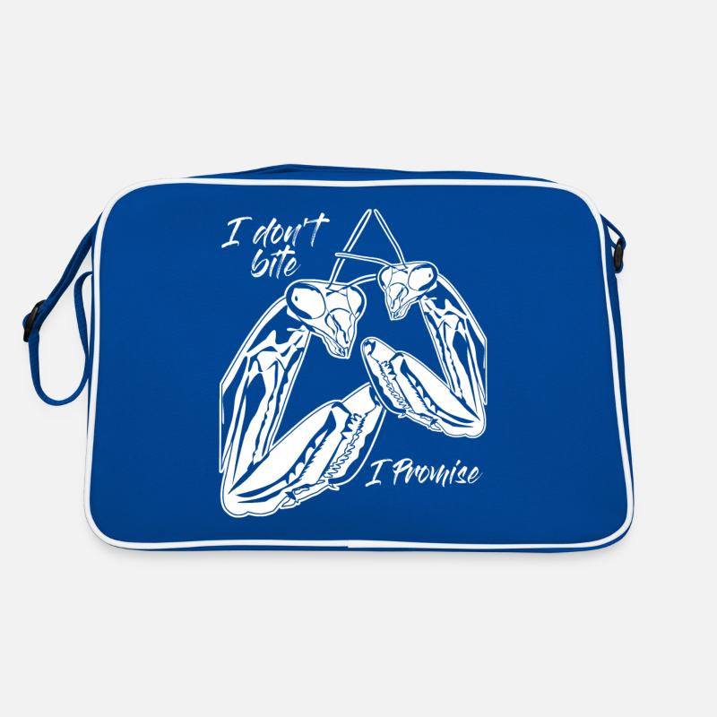 Praying Mantis Insect Retro Tasche
