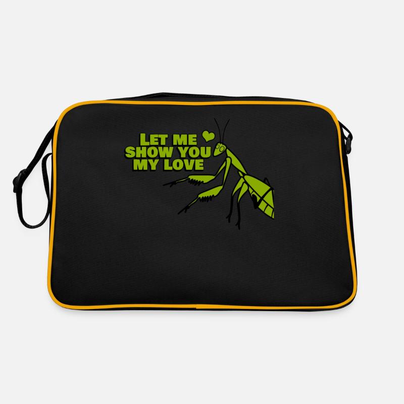 Praying Mantis Love Joke Retro Tasche