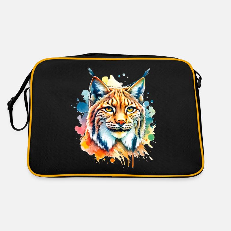 Iberian lynx Retro Bag