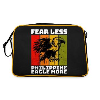 Philippine Eagle Monkey Eagle - Retro Bag - black/gold - Back