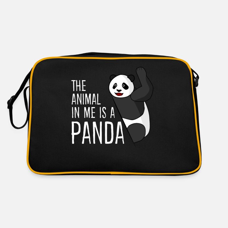 Panda Ours Pandas Panda Géant Sac Retro