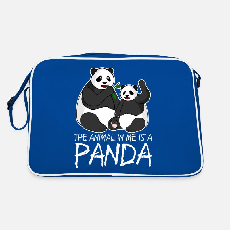 Pandas Giant Panda Panda Bear Retro Tasche