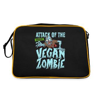 Zombie Zombie Chasseur de Zombie Apocalypse Cadeau - Sac Retro - noir/or - Dos