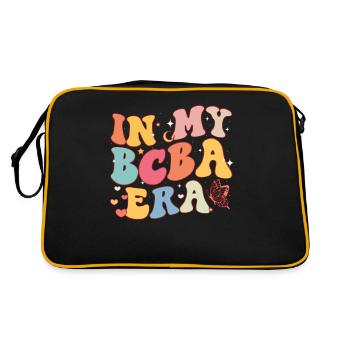 Journée de sensibilisation à l’autisme Cadeau autiste - Sac Retro - noir/or - Dos