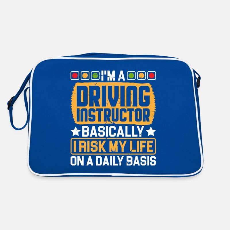I'm A Driving Instructor Funny Driving Teacher Retro Bag