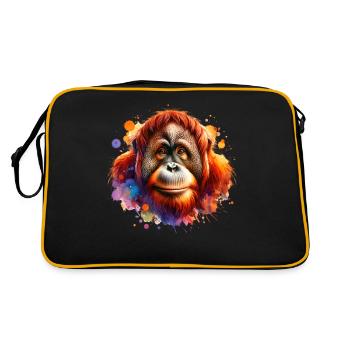 Orang-outan - Sac Retro - noir/or - Dos