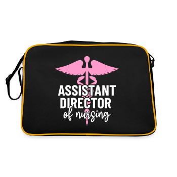 Directrice adjointe des soins infirmiers Funny ADON Nurse - Sac Retro - noir/or - Dos