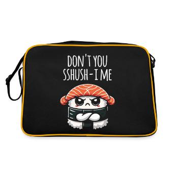 Sushi Food Japan Nigiri Gift - Retro Bag - black/gold - Back
