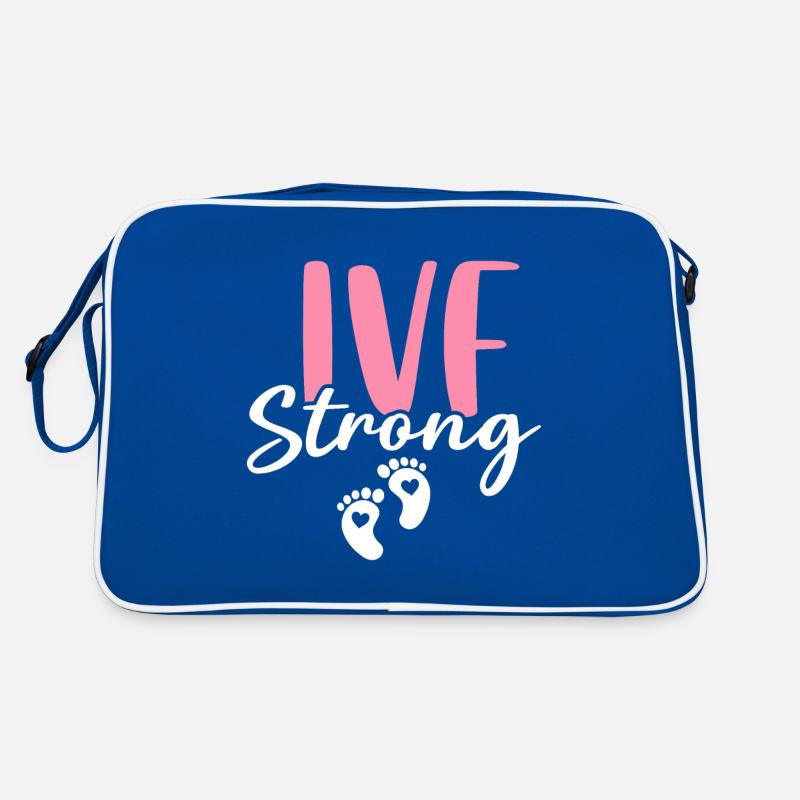 IVF Stark Lustige Unfruchtbarkeit Eizellentnahme Retro Tasche