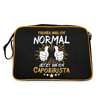 capCapoeirista Dicton - Sac Retro - noir/or - Dos