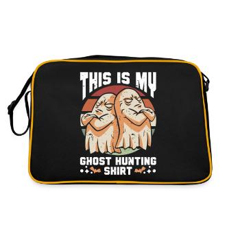 C’est ma chemise de chasse aux fantômes Chasseur paranormal - Sac Retro - noir/or - Dos