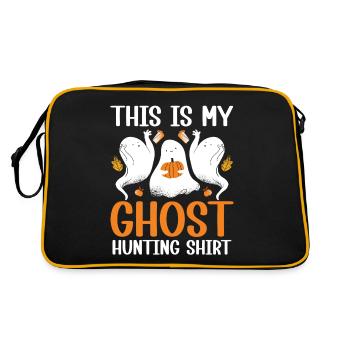 C’est ma chemise de chasse aux fantômes Chasseur paranormal - Sac Retro - noir/or - Dos