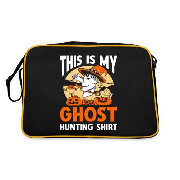 C’est ma chemise de chasse aux fantômes Chasseur paranormal - Sac Retro - noir/or - Dos