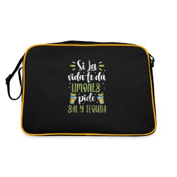Tequila - Retro Bag - black/gold - Back