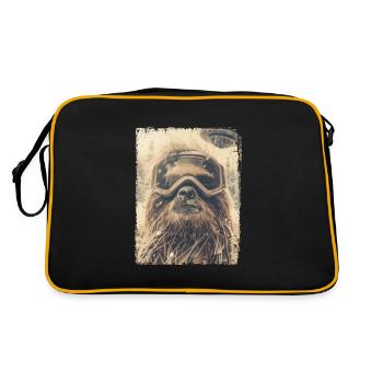 OVNI rétro vintage étrange extraterrestre paresseux de neige - Sac Retro - noir/or - Dos