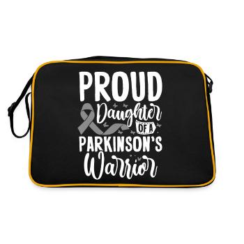Guerrier Parkinson Proud Daughter Ruban d’Argent - Sac Retro - noir/or - Dos